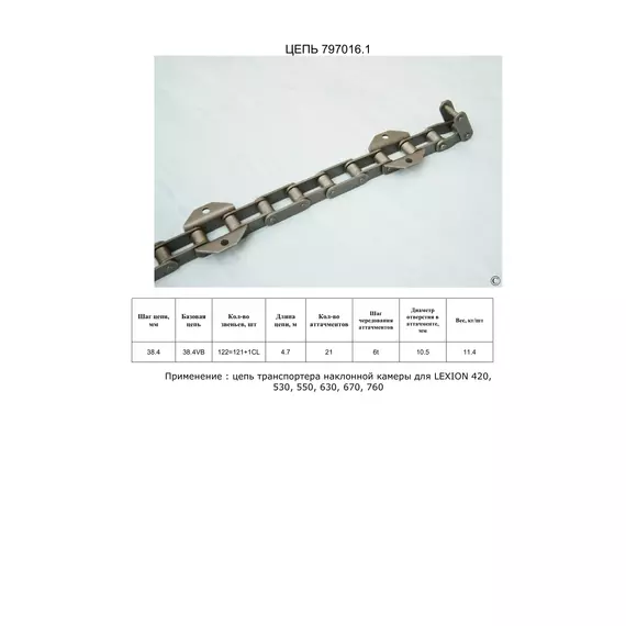 Ланцюг 797016.1 (ТПК)