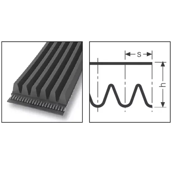 Ремень 8 PK 1575 (G-8PK1575 EPDM)