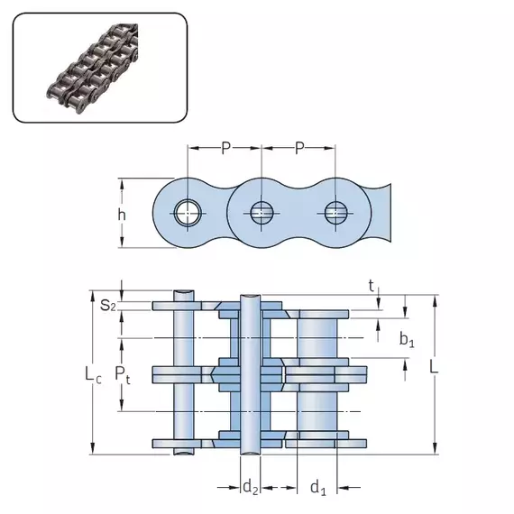 Ланцюг PHC 10B-2x10FT