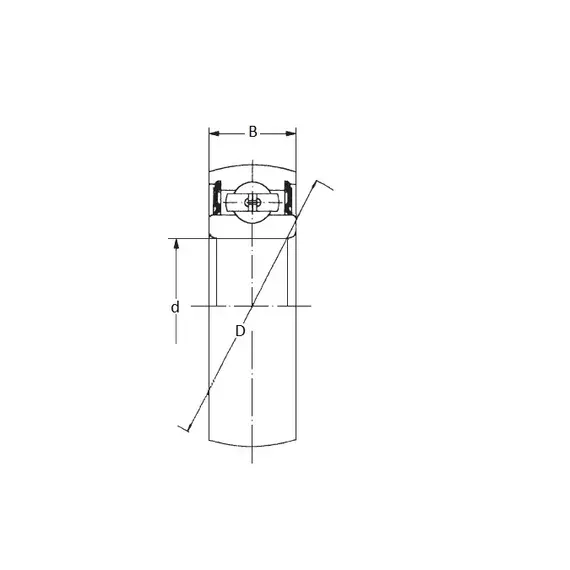 Підшипник CS 204 2RS NTE