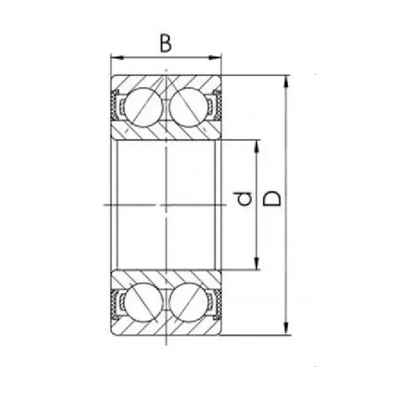 Підшипник 3202 2RS CT