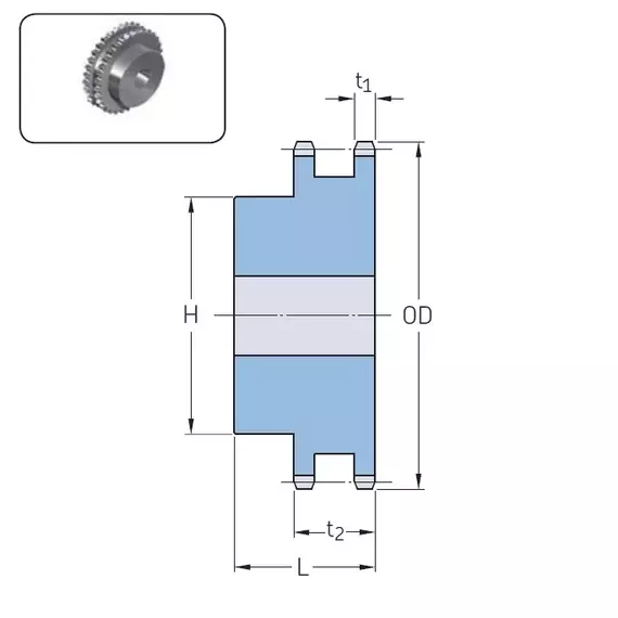 Зірочка 16A-2, Z=18 CT