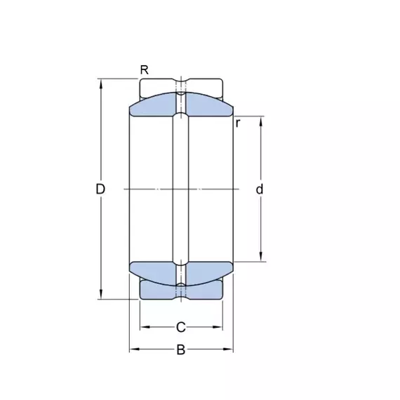 Підшипник GEZ 112 ES SKF