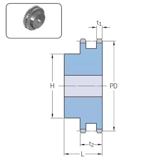 Зірочка 20B-2, H Z=21 CT