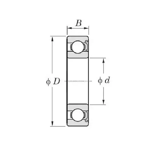 Подшипник 60210 (6210 Z) CT