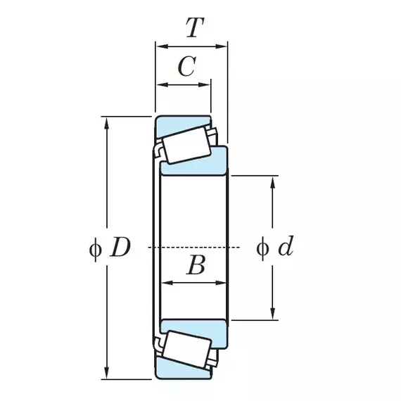 Підшипник 34300/478 JTEKT (Koyo)