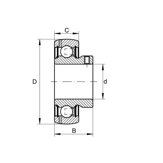 Подшипник GAY 20 NPPB-FA107 INA