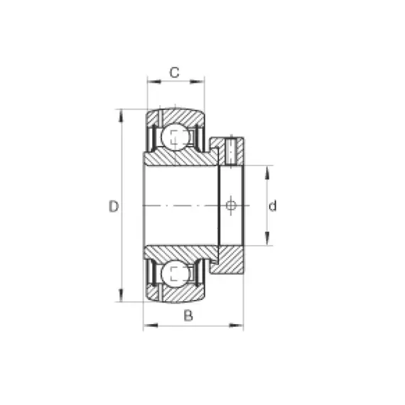 Корпус із підшипником SA 212 SS PTI