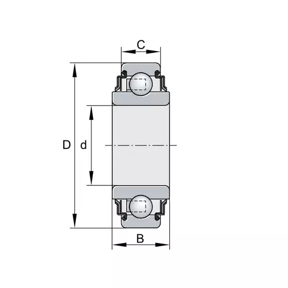 Подшипник 207 KRR3 NTE