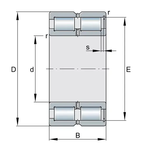 Підшипник SL 18 5008 A-C3-2S INA