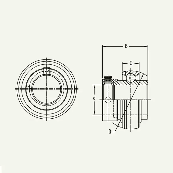 Підшипник HC 208-24-AP (PER.HC208-24XT-A) PEER