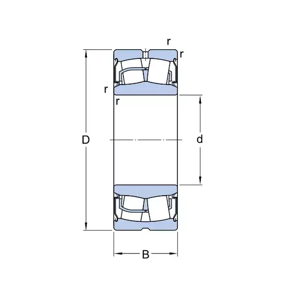 Підшипник BS2-2211-2RS/VT143 SKF