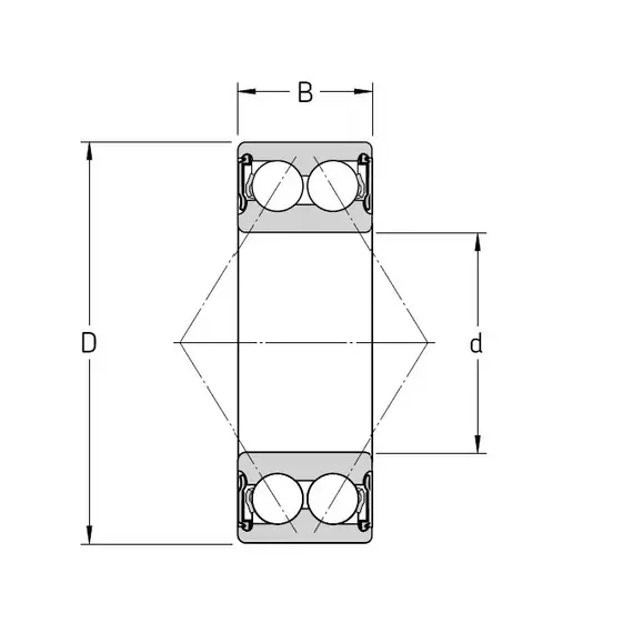 Підшипник DAC 3055 2RKCS48 JTEKT (Koyo)