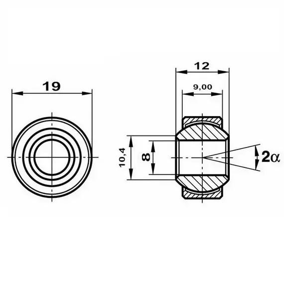 Подшипник GXSW 8.19 MS Fluro