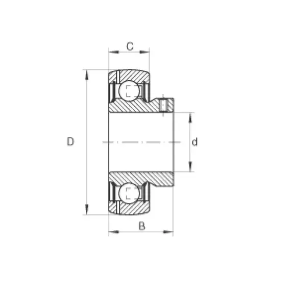 Підшипник SB 206-18 PTI