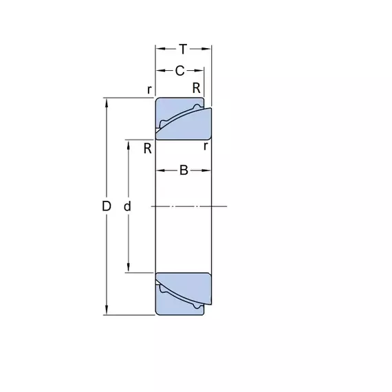 Підшипник GAC 40 F SKF