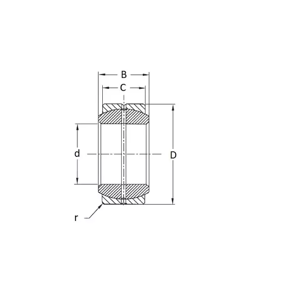Підшипник GE 40 ES FBJ (Японія)