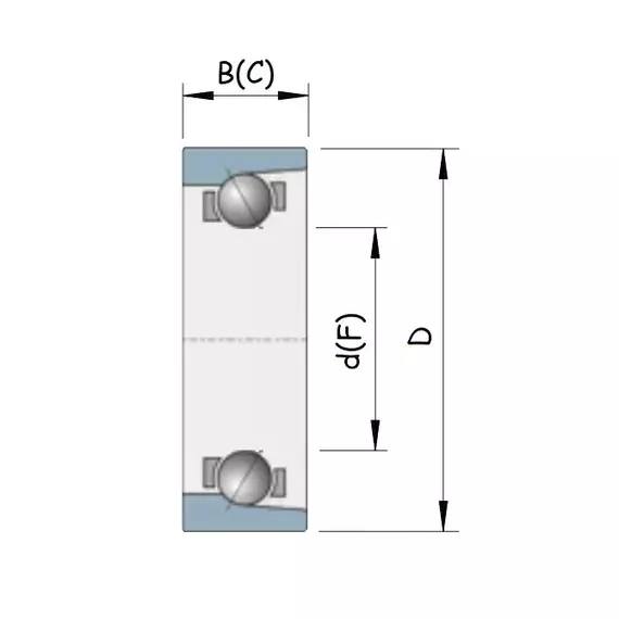 Підшипник ACS 0404 JTEKT (Koyo)