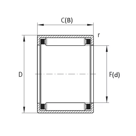 Подшипник F 12748 INA