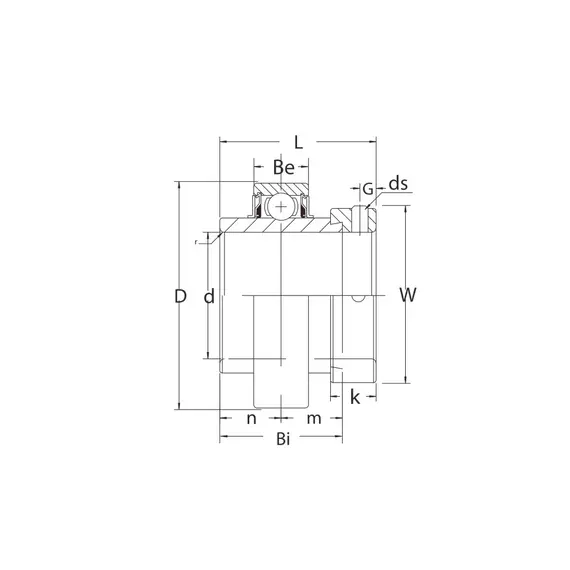 Підшипник HCR 205-16 GO-TRL PEER
