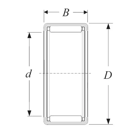 Підшипник HK 5025 CT