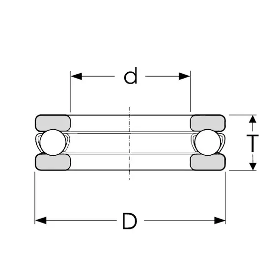 Підшипник SS 51102 PTI