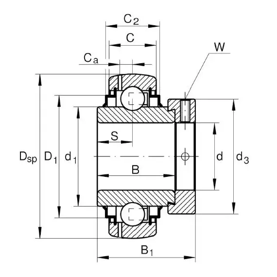 Підшипник GE 50 KRRB Timken