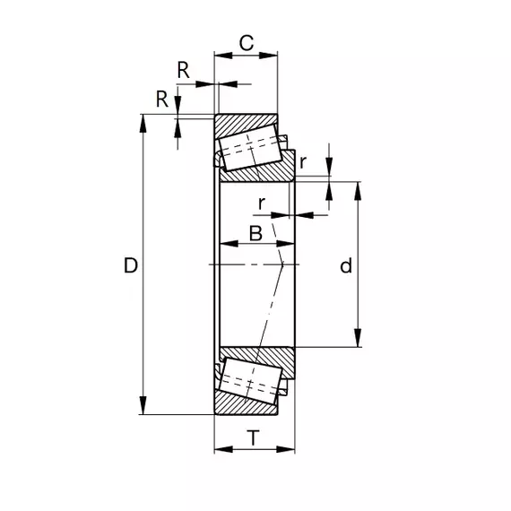 Подшипник KLM 48548/48510 FAG