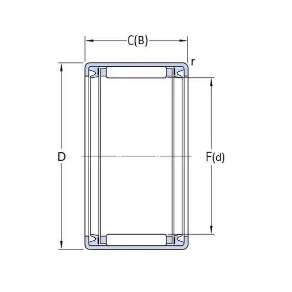 Підшипник HK 2520 2RS Timken
