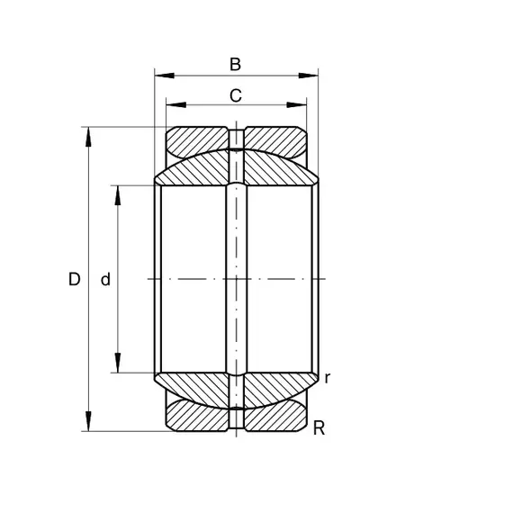 Подшипник GE 50 ZO INA