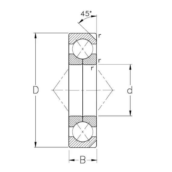 Підшипник QJ 315 N2MPA NKE
