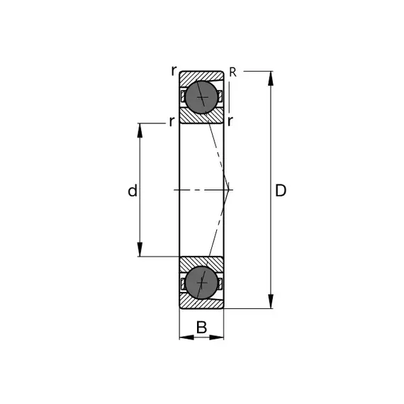Подшипник HC 7006 C T P4S UL FAG