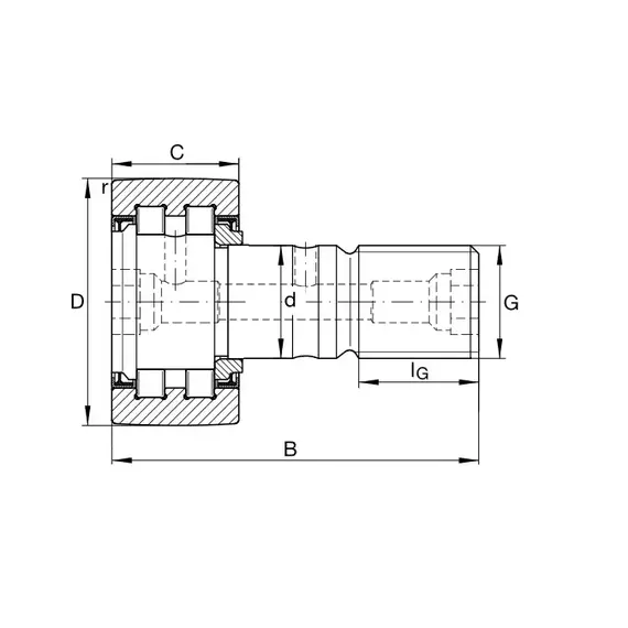 Підшипник PWKR 35 2RS A RR INA