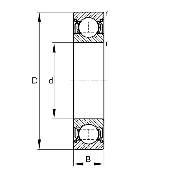 Підшипник 6002-2ZT9HFA220 INA