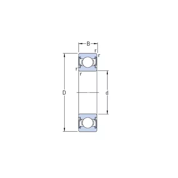 Підшипник 6005-2RSLTN9/C3VT162 SKF