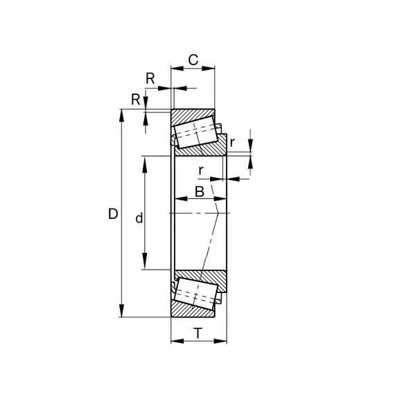 Подшипник 33012 FAG