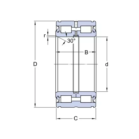 Підшипник NNF 5011 ADB-2LSV SKF
