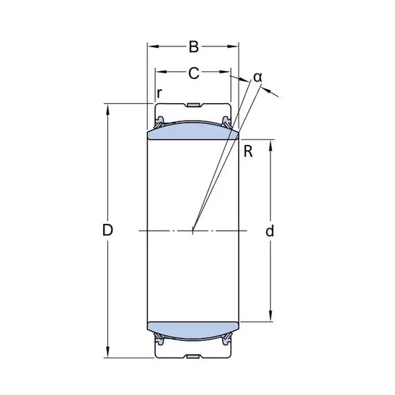 Подшипник GE 240 TXA 2RS SKF