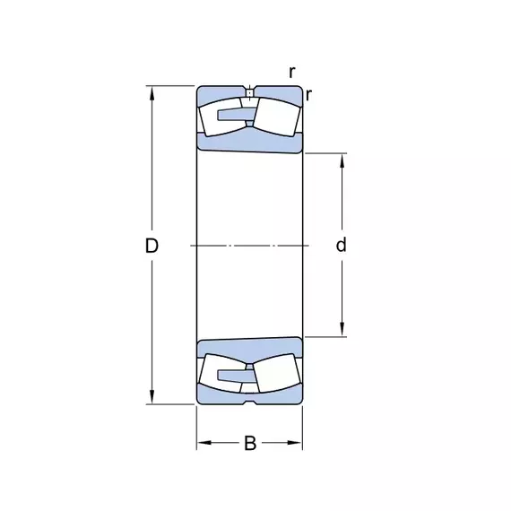 Підшипник 24180 ECAK30/W33 SKF