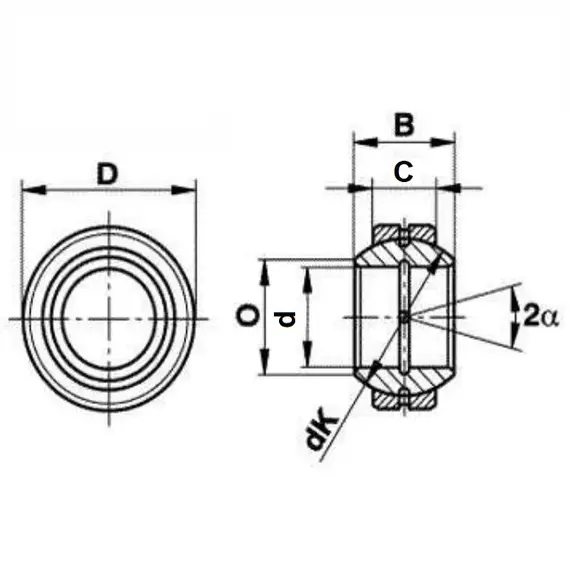 Підшипник GE 120 FO-2RS/GEG 120 ES-2RS Fluro