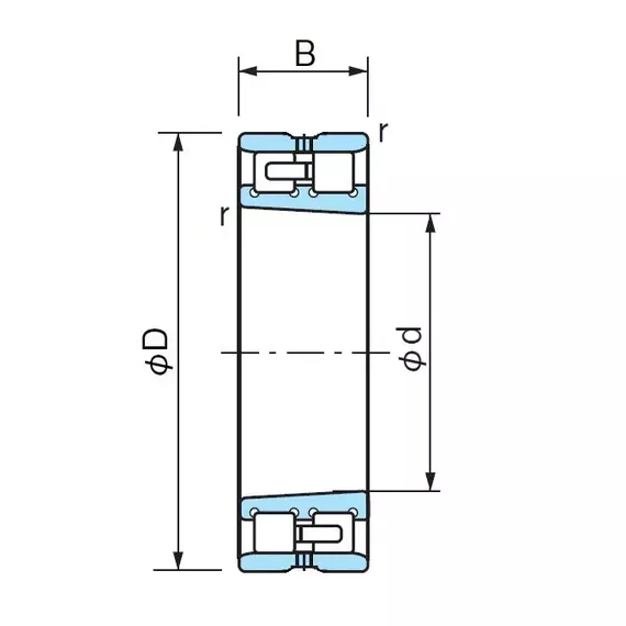 Подшипник NN 3020 W33M2K NACHI