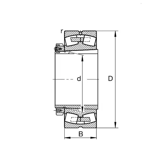 Подшипник 23272 B K MB T52BW+H 3272 HG FAG
