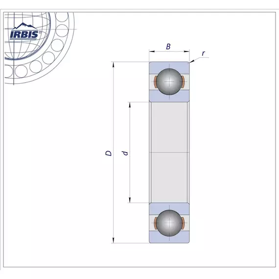 Підшипник 6303 Timken