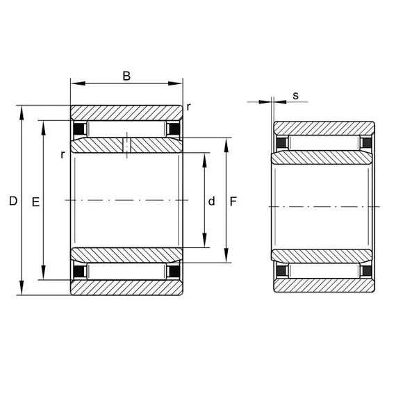 Підшипник NAO 17x35x16 INA