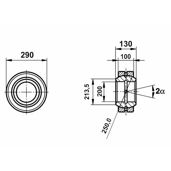 Подшипник GE 200 E-2RS Fluro