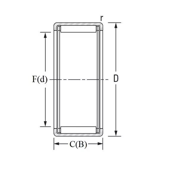 Підшипник HK 3016 JTEKT (Koyo)