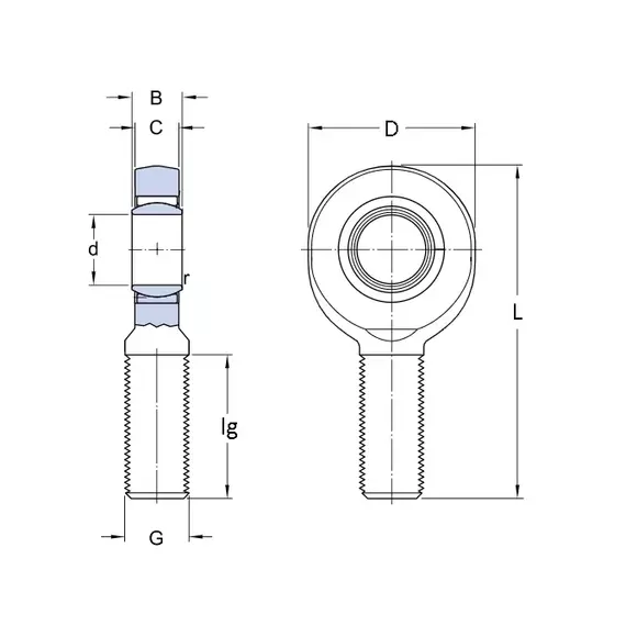 Подшипник SA 20 C SKF