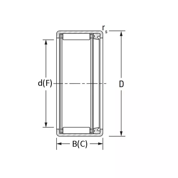 Підшипник HK 3018 RS JTEKT (Koyo)
