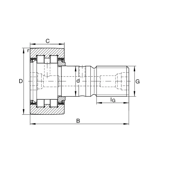 Підшипник PWKR 47 2RS-XL INA