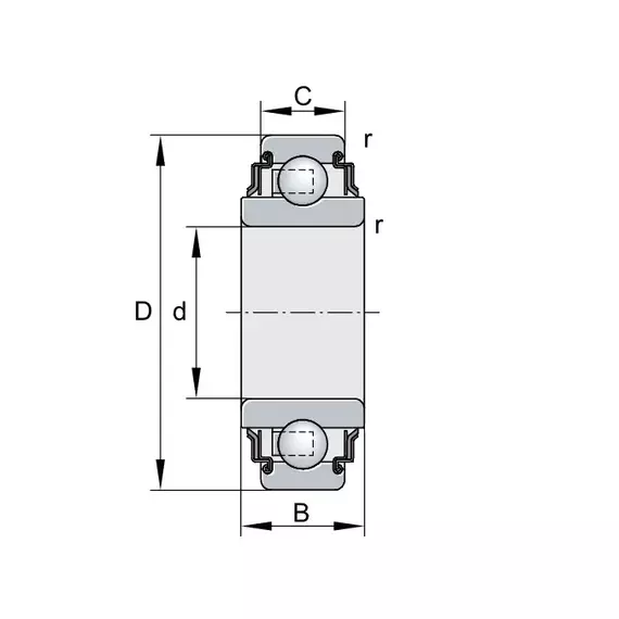 Підшипник 209 KRR3 Timken